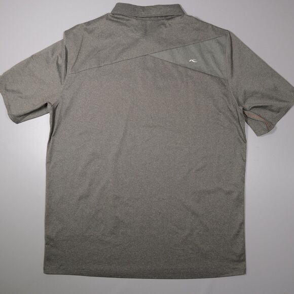 KJUS Polo Stowe Primeflex Polo Audia Embroidered Golf Gray Mens XL - Picture 9 of 9